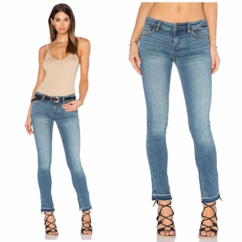 Free People Kentucky Raw Hem Skinny Jeans
